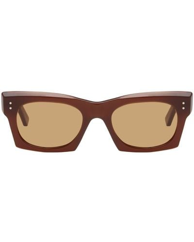 Marni Brown Retrosuperfuture Edition Edku Sunglasses - Black