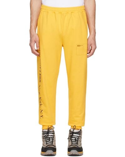 Helmut Lang Cotton Lounge Trousers - Yellow
