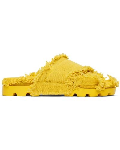 Camper Yellow Brutus Sandals