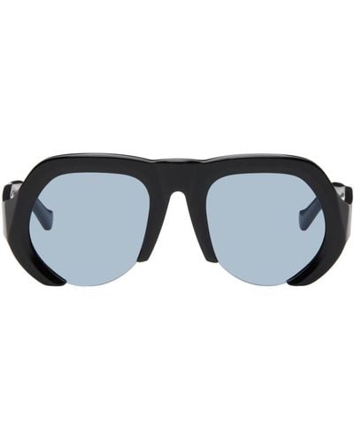 Grey Ant Ant Ssense Exclusive Sphere Sunglasses - Black