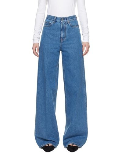 Totême Toteme Blue Wide-leg Jeans