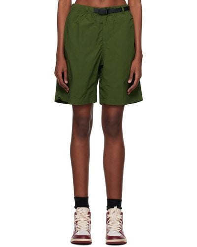 Gramicci Green Loose Shorts