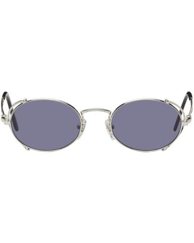 Jean Paul Gaultier Silver 55-3175 Sunglasses - Black