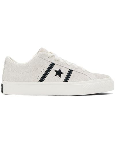 Converse Off-white One Star Academy Pro Suede Low Sneakers - Black