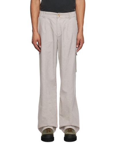 (DI)VISION (di)vision pantalon taupe à plis - Blanc