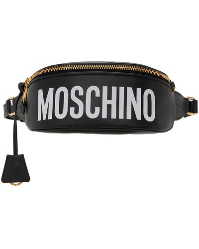 Moschino ロゴ ポーチ - ブラック