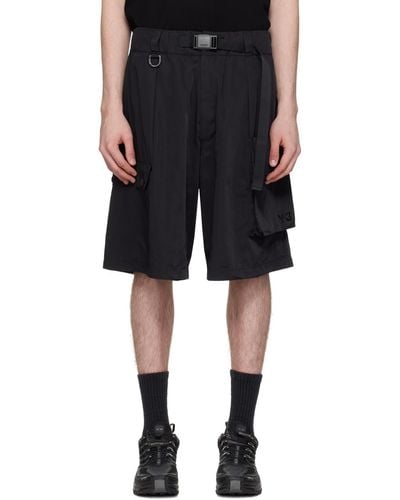 Y-3 Belted Shorts - Black