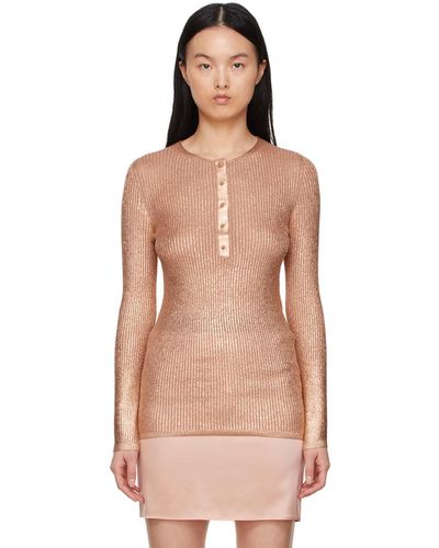 Tom Ford Orange Cashmere Jumper - Multicolour