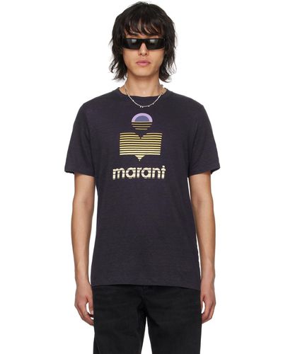 Isabel Marant パープル Karman Tシャツ - ブラック
