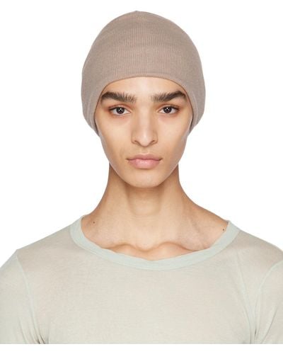 Label Under Construction Taupe Cocoon Beanie - Natural