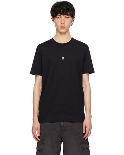 Givenchy ロゴ刺繍 Tシャツ - ブラック
