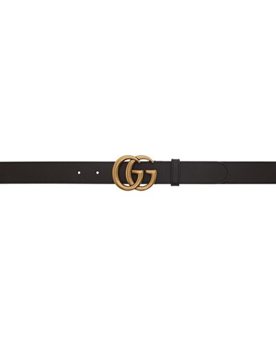 Gucci gg Marmont Belt - Black