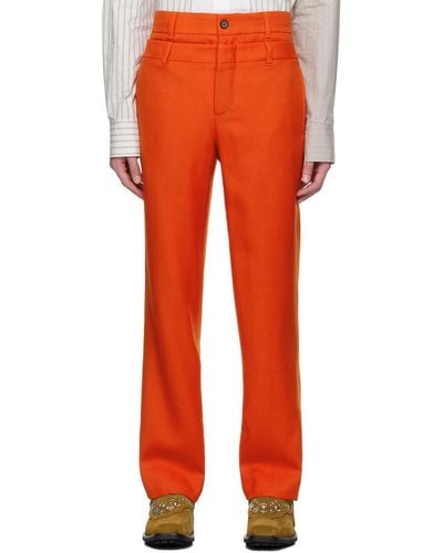 Feng Chen Wang Laye Trousers - Orange