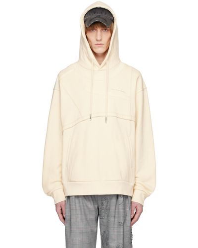 Feng Chen Wang Ssense Exclusive Off- Hoodie - Natural