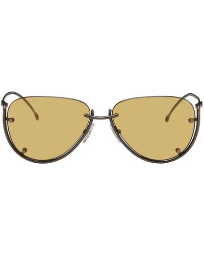 DIESEL Ssense Exclusive Bronze Sunglasses - Black
