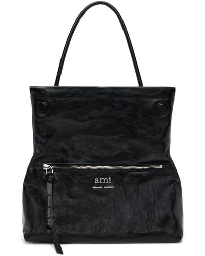 Ami Paris Grocery トートバッグ - ブラック