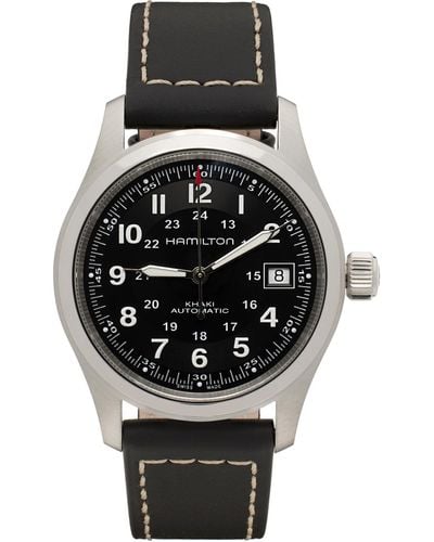 Hamilton 自動巻き 腕時計 - ブラック
