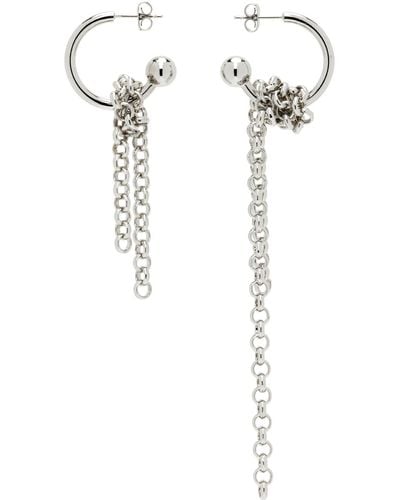 Justine Clenquet Gina Earrings - White