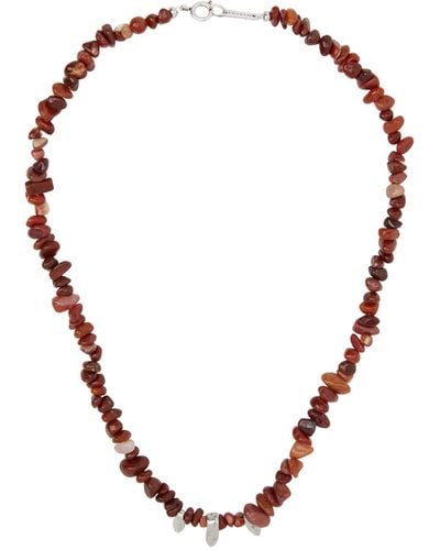 Isabel Marant Orange Pepite Necklace - Multicolor