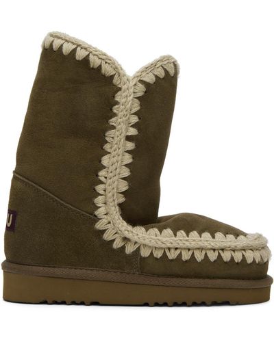 Mou Taupe 24 Boots - Green