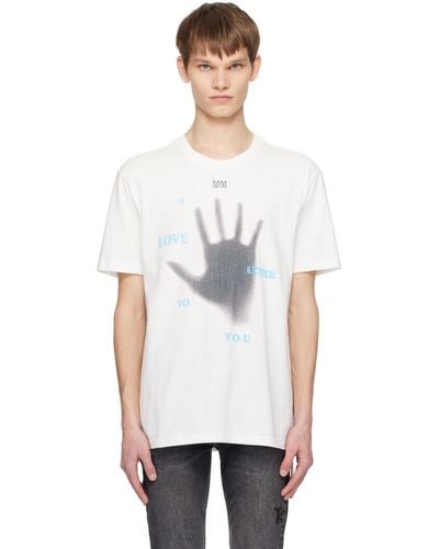 Ksubi Trippie Dエディション ホワイト Hand Kash Tシャツ