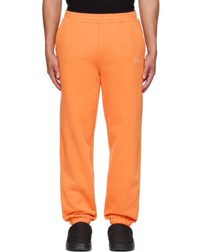 Dime Pantalon de survêtement à logo brodé - Orange
