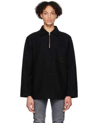 Schnayderman's Half-zip Sweater - Black
