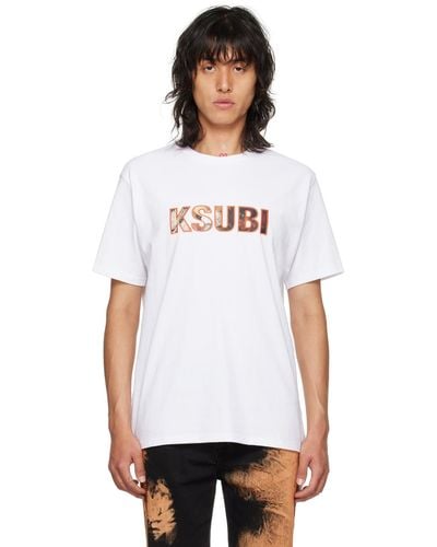 Ksubi ホワイト Ecology Kash Tシャツ