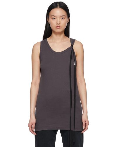 Ann Demeulemeester Seva Tank Top - Black