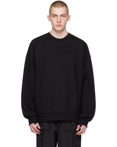 Juun.J Embroide Sweatshirt - Black