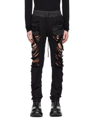 Julius Torn Blaze Track Trousers - Black