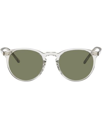 Oliver Peoples Transparent O'Malley Sunglasses - Green