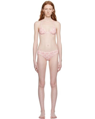 Moncler Bikini rose à autobloqueur - Noir