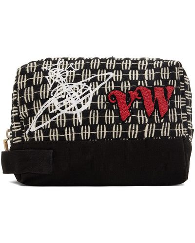 Vivienne Westwood Black & White Graphic Pouch