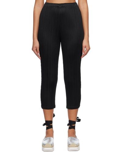 Pleats Please Issey Miyake Black Basics Pants