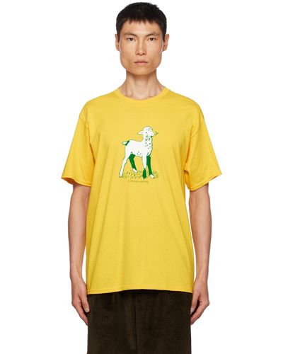 Noah 'friendly Warning' T-shirt - Yellow