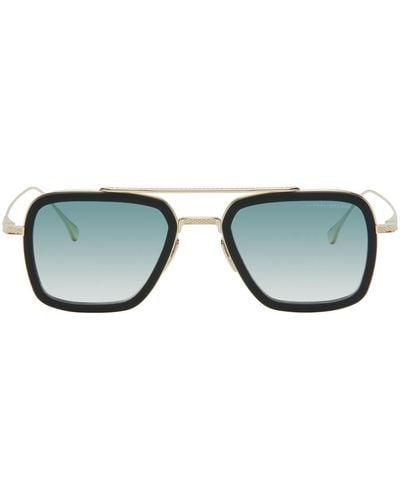 Dita Eyewear Ssense限定 &ゴールド Flight.006 サングラス - ブラック