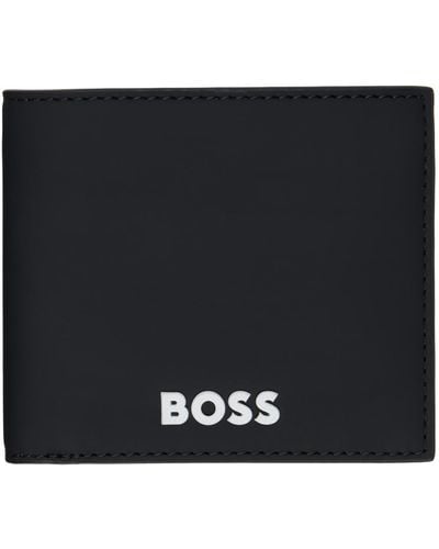 BOSS Black Faux-leather Logo Wallet