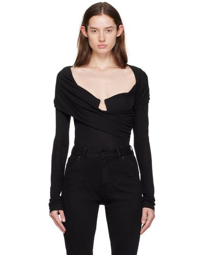 Paris Georgia Basics Otto Bodysuit - Black