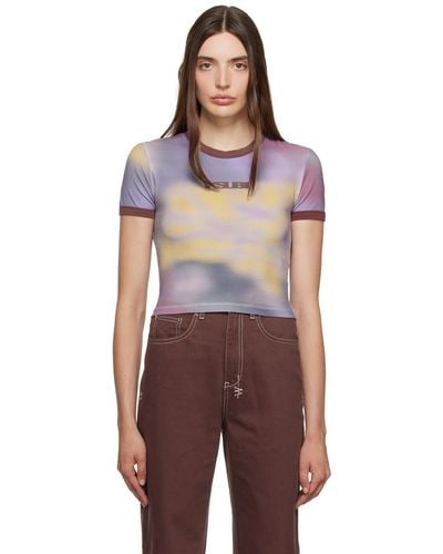 Ksubi Purple Refract Sott T-shirt - Multicolor