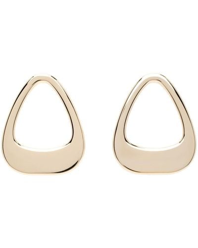 A.P.C. . Gold Astra Earrings - Black
