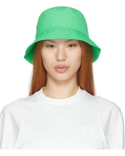 Y-3 Logo Bucket Hat - Green