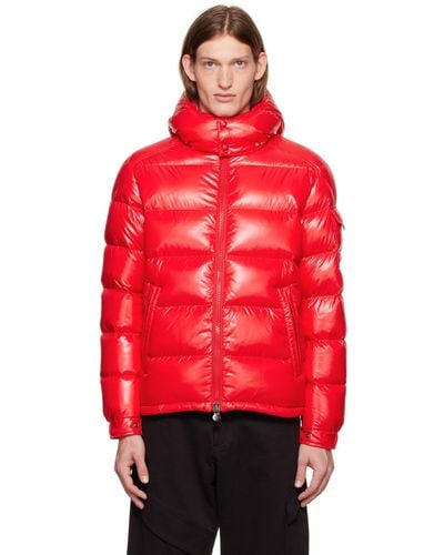 Moncler Maya Zip-up Jacket - Red
