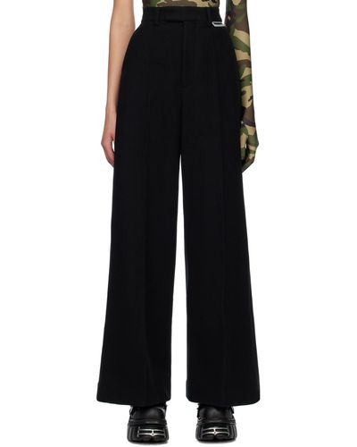 Vetements Tailored Trousers - Black