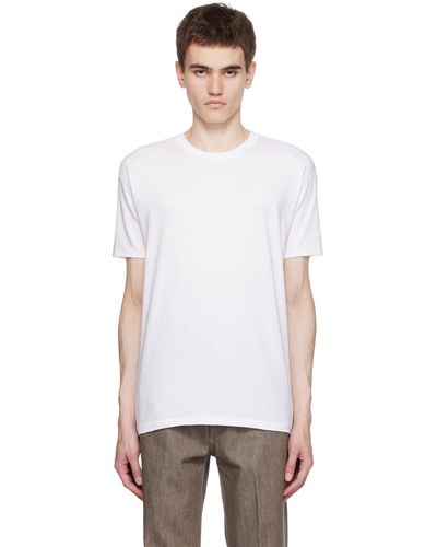 AURALEE Seamless T-shirt - White