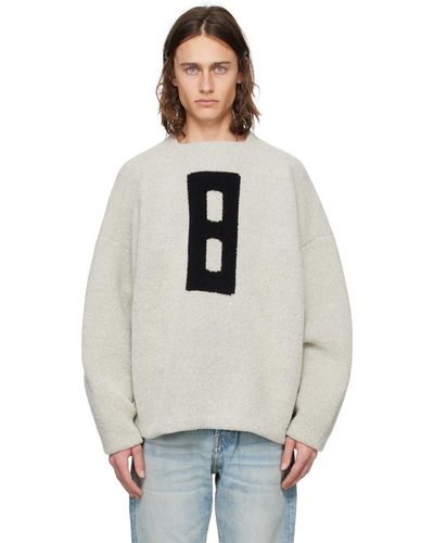 Fear Of God Jacquard Sweater - White