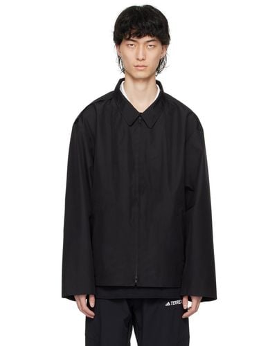 Y-3 Atelier Spread Collar Jacket - Black