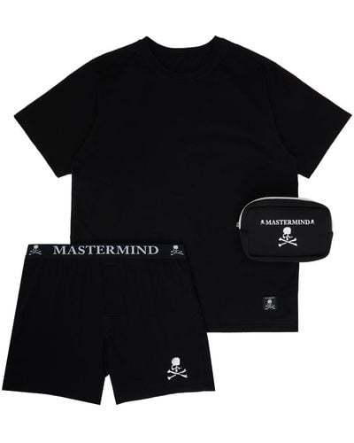 MASTERMIND WORLD Briefs & T-Shirt Set - Black