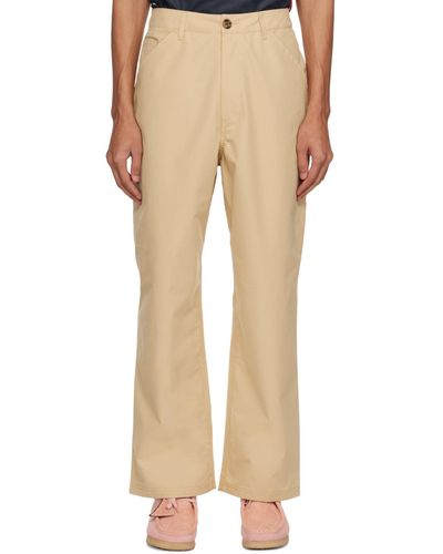 Pop Trading Co. Worker Pants - Natural