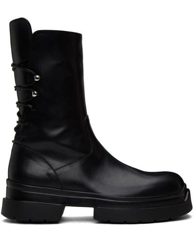 Ann Demeulemeester Bottes kole noires